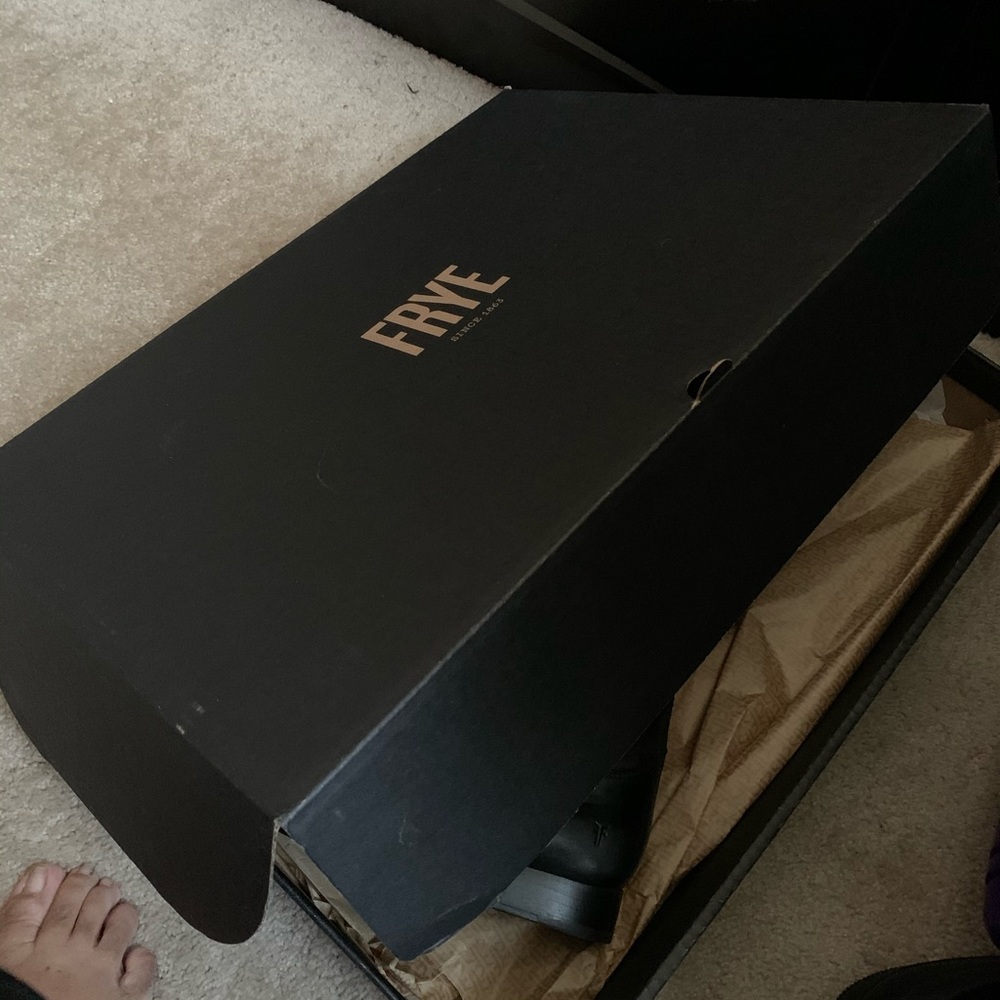 Frye Melissa Button inside zip